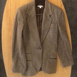 Barney’s New York Houndstooth Blazer Size 6 🍂🍁🍃